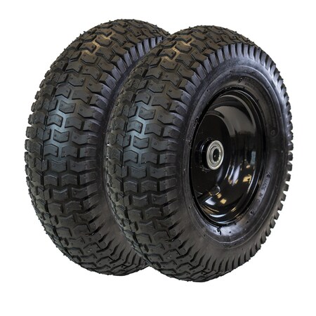 Realwork RealWork 13" Pneumatic Replacement Wheel for Garden Equipment, PK 2 405017R-13W